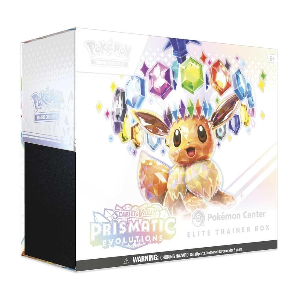 Prismatic Evolutions Pokemon Center Exclusive Elite Trainer Box