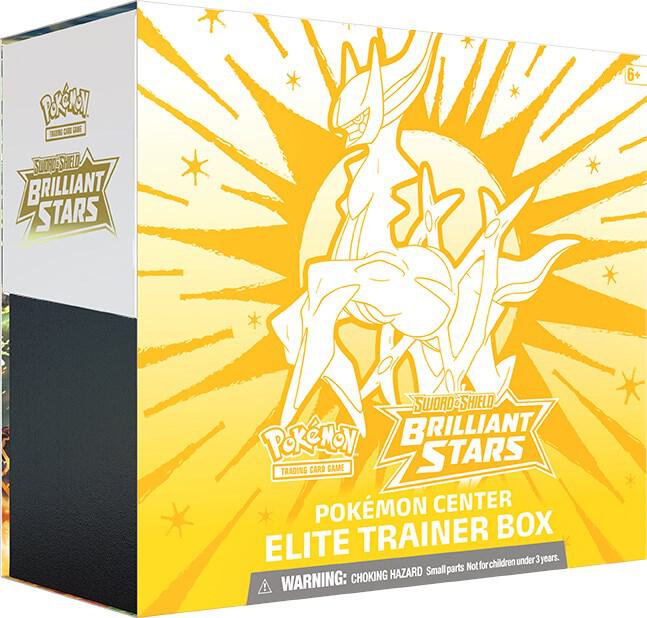Brilliant Stars Pokemon Center Exclusive Elite Trainer Box