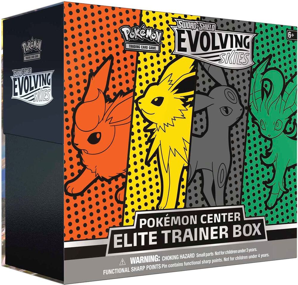 Evolving Skies Pokemon Center Exclusive Elite Trainer Box