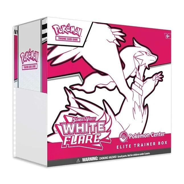 White Flare Pokemon Center Exclusive Elite Trainer Box