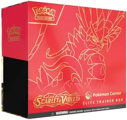 Scarlet & Violet Pokemon Center Exclusive Elite Trainer Box