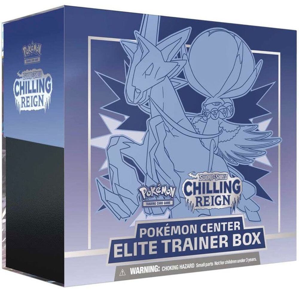 Chilling Reign Pokemon Center Exclusive Elite Trainer Box